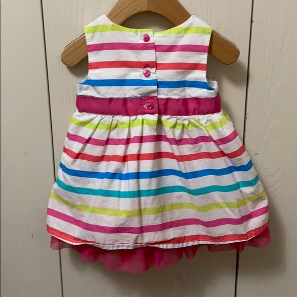 The Children’s Place Rainbow Striped Dress - Picture 4 of 6
